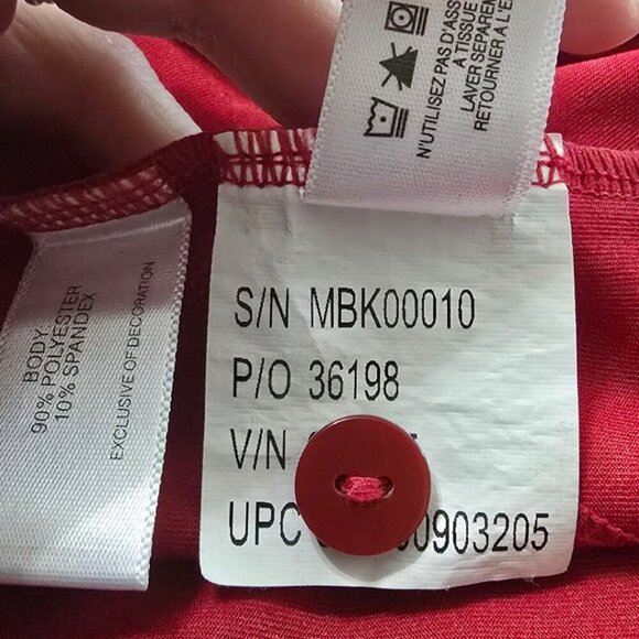 Cutter & Buck Red CBUK Grip Polo Shirt Sz L - Picture 11 of 11